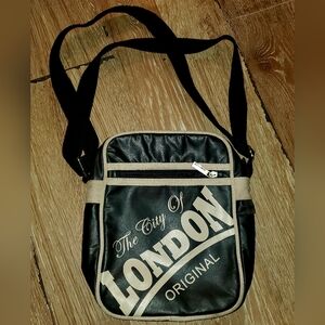 Black and Tan Crossbody Bag